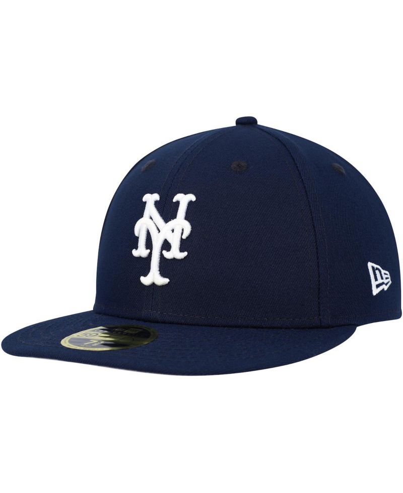 Men's Navy New York Mets Oceanside Low Profile 59FIFTY Fitted Hat