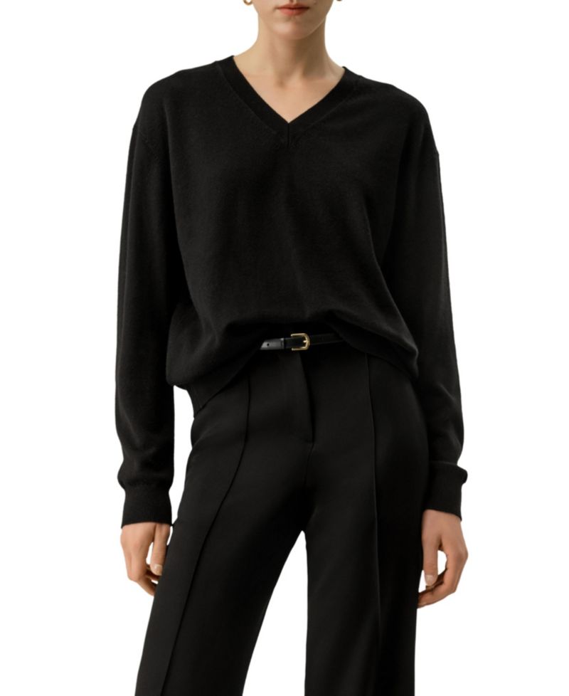 V-Neck Baby Cashmere Sweater