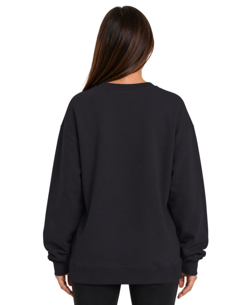 Women's Black Indianapolis Colts Athleisure Oversized Fleece Sweatshirt