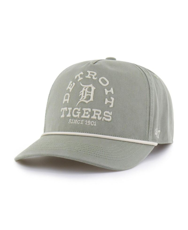 Men's Olive Detroit Tigers Canyon Ranchero Hitch Adjustable Hat
