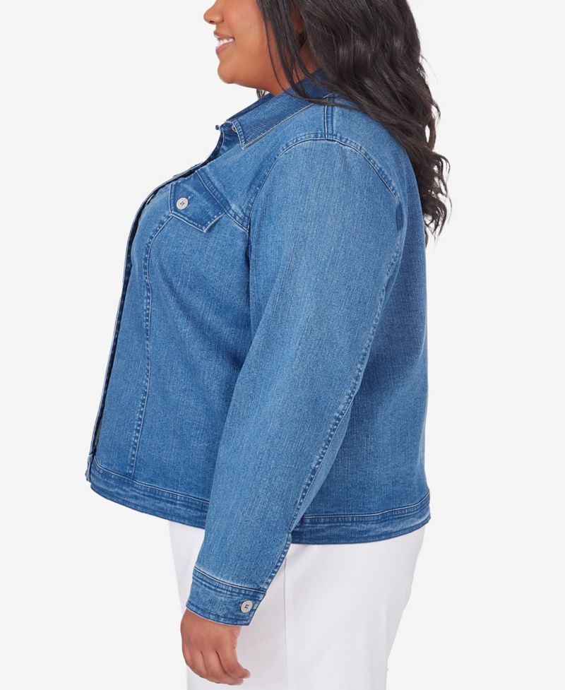 Plus Size Fit Denim Jacket