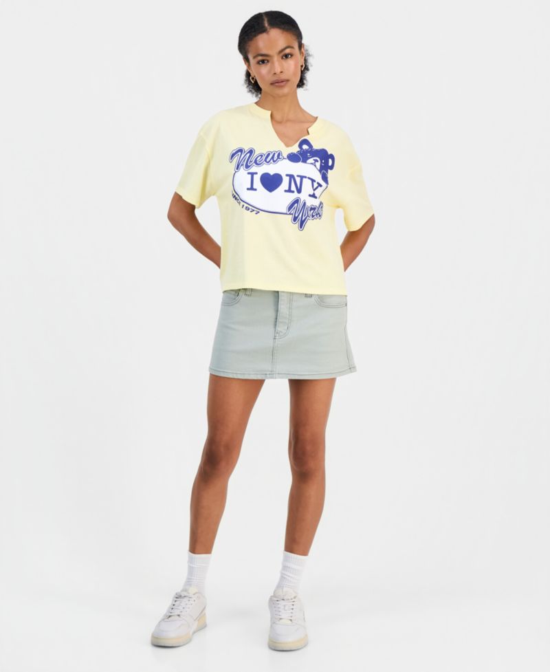 Juniors' I Love NY Graphic T-Shirt