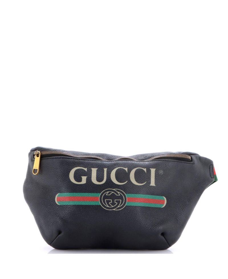Medium Logo Belt Bag Printed Leather