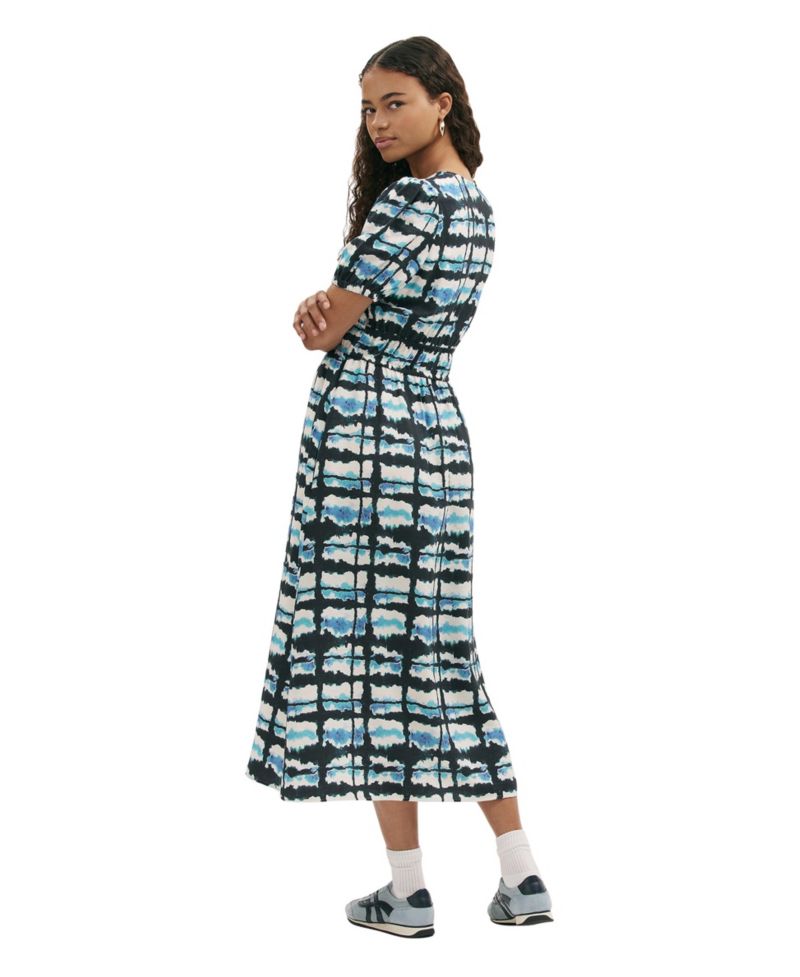 Women's Katerina Tie Dye Midi Short-Sleeve Dress