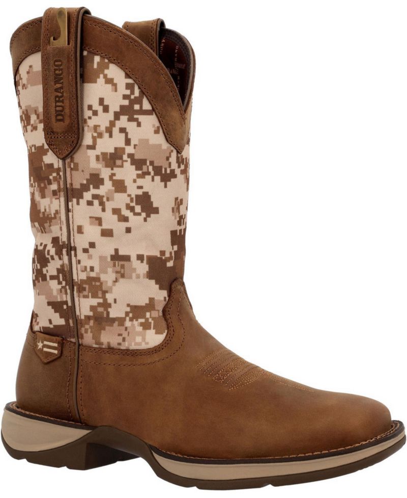 Men's Rebel by Desert Camo Pull-on Western Boot