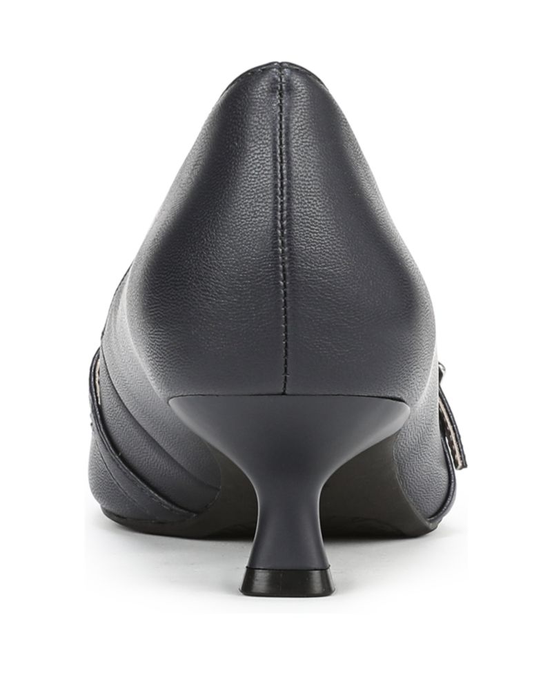 Women's Madelyn Mary Jane Pointed Toe Kitten Heel Pumps
