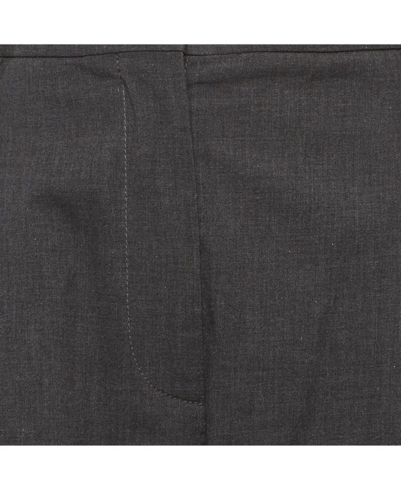 Women's Cotton Blend Straight Fit Trousers