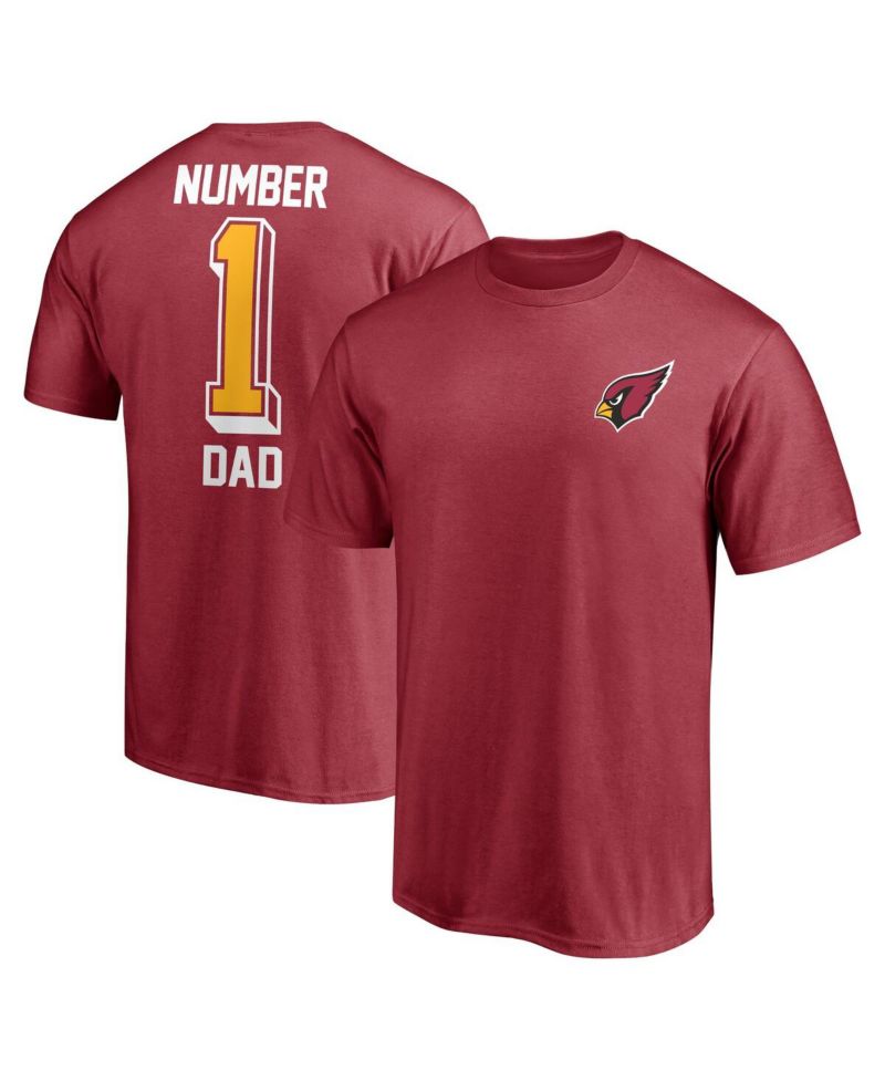 Men's Burgundy Washington Commanders Team #1 Dad T-Shirt
