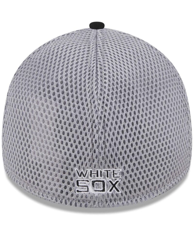 Men's Black Chicago White Sox Neo 39THIRTY Flex Hat