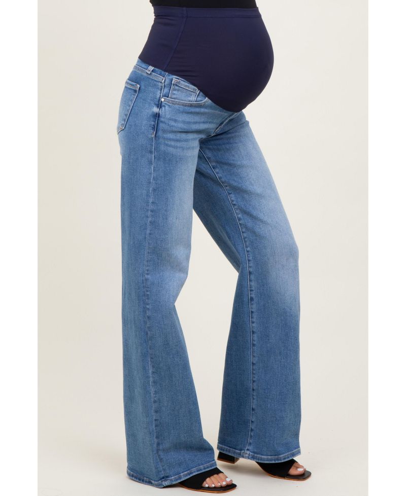 Women's Medium Low Rise Wide Leg Jeans