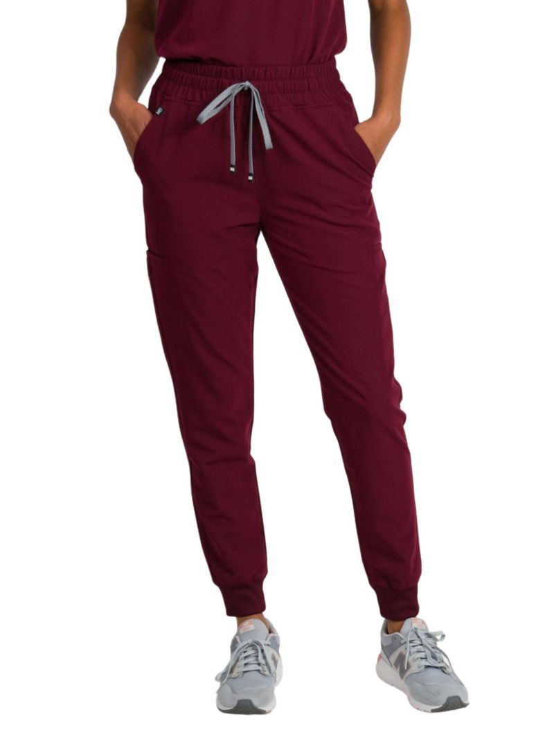 Women's Madison Mid-rise Slim Jogger Scrub Pant