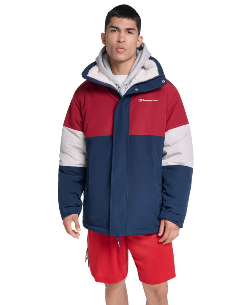 Men's Ski Relaxed-Fit Hooded Jacket
