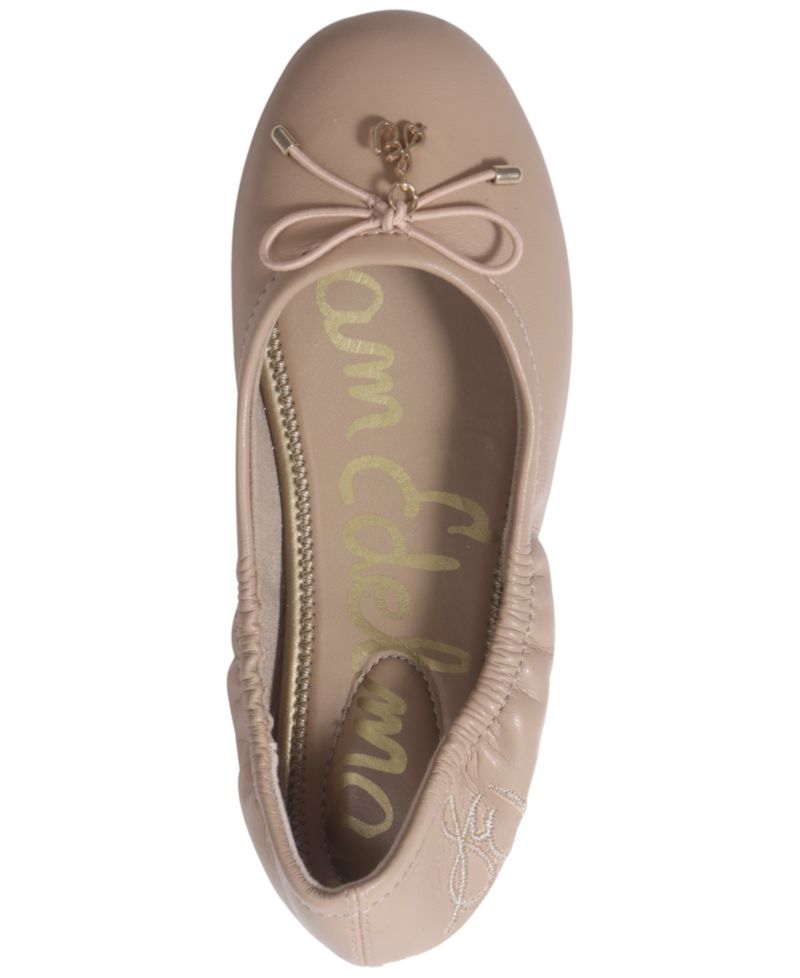 Girls' Felicia Easy-On Bow Ballet Flats