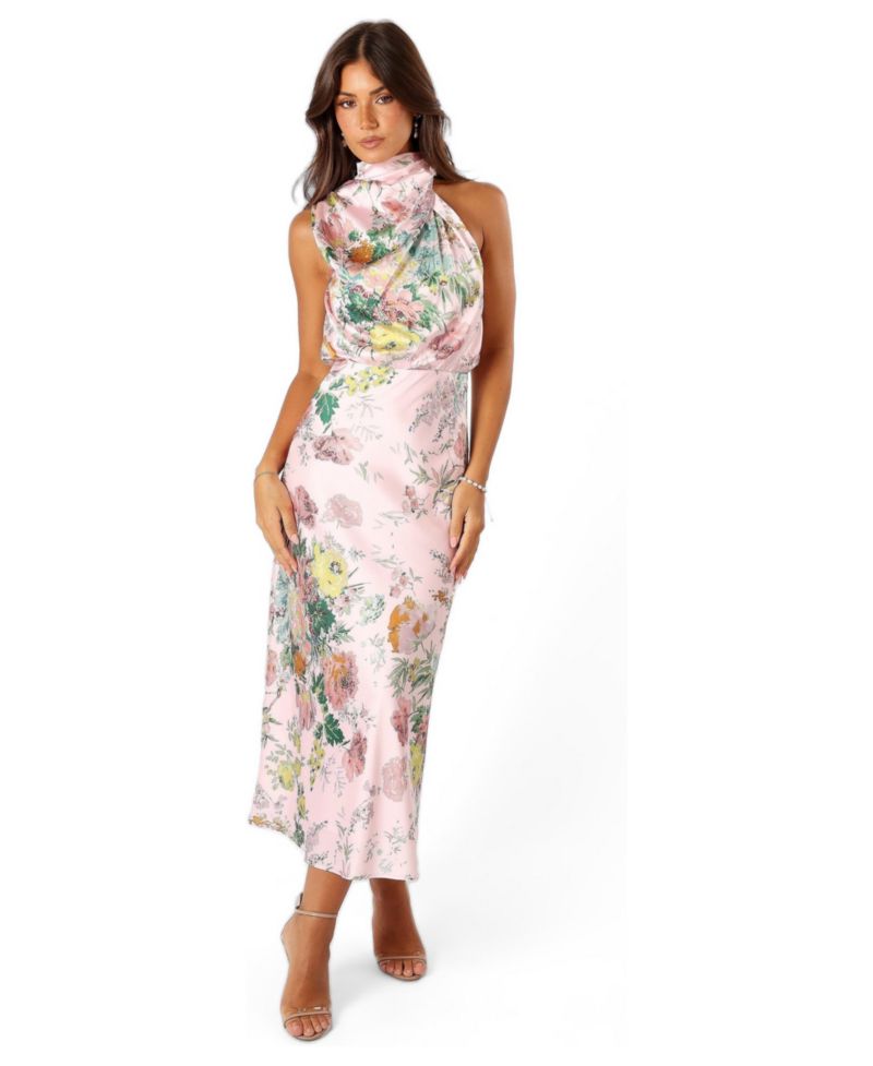 Women's Anabelle Halter Neck Midi Dress