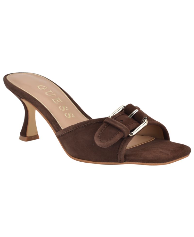 Women's Dista Buckle Kitten Heel Dress Sandals