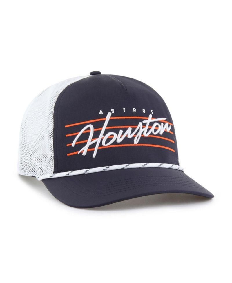 47 Brand Men's Navy Houston Astros Brrr Downburst Mesh Hitch Adjustable Hat