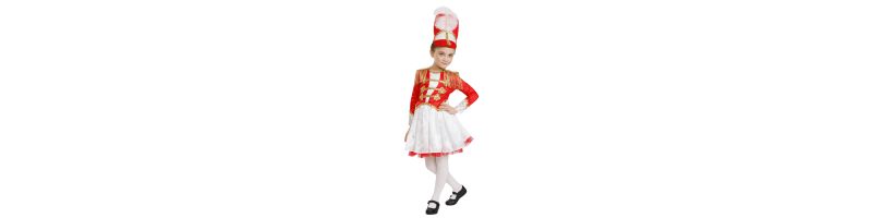 Drum Majorette Dress Costume Set - Kids Girls