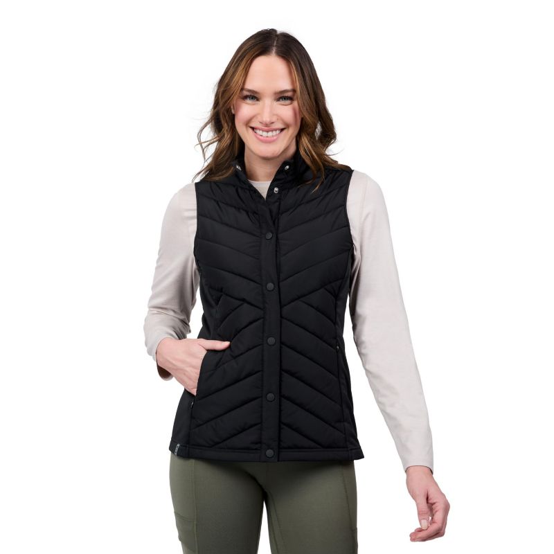 Women's Hybrid Button Front Vest