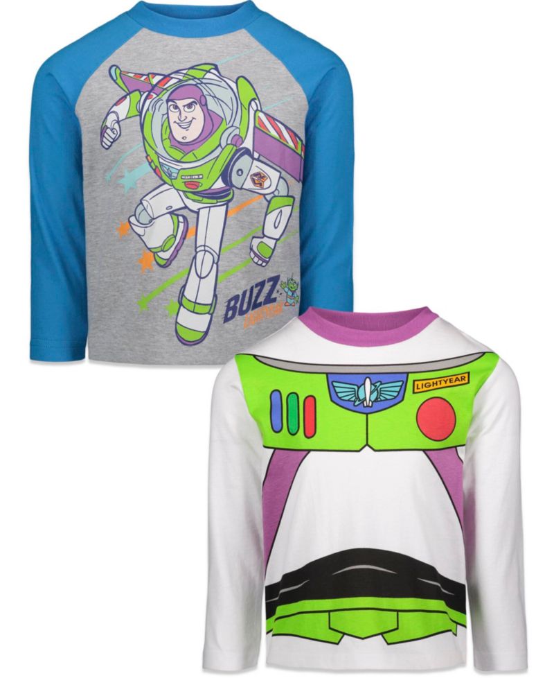Toddler Boys 2T-5T 2-Piece Long Sleeve T-Shirts