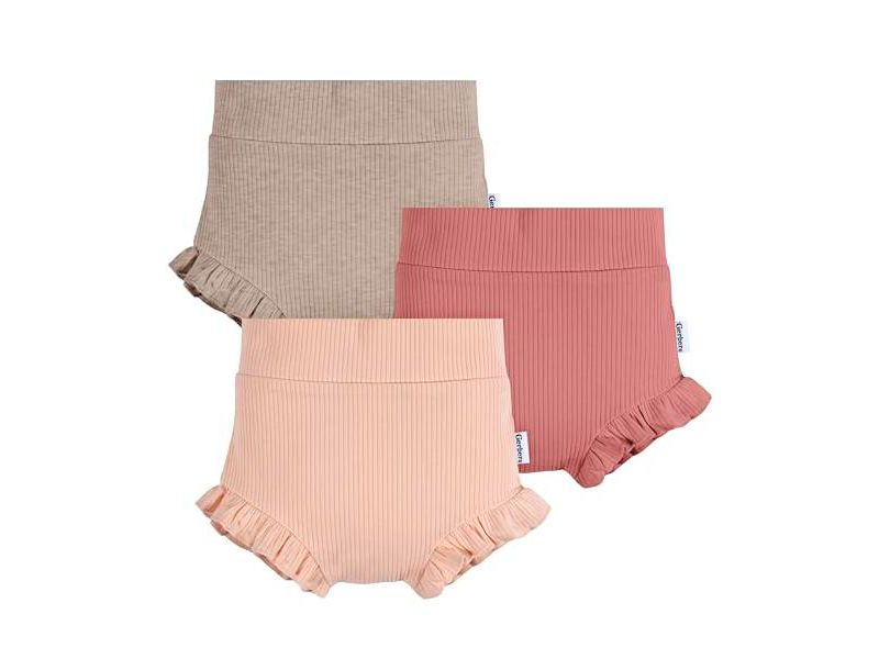 Baby Girls Bubble Shorts, 3-Pack