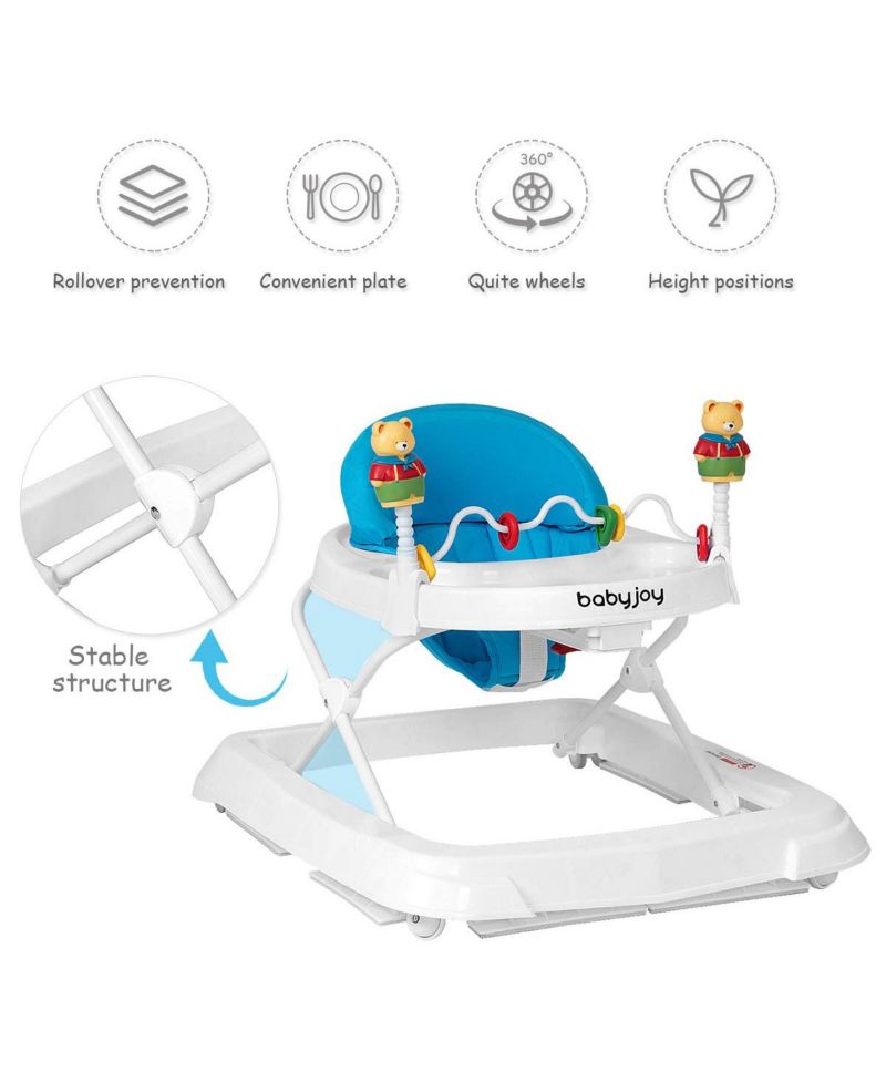 Baby Adjustable-Height Foldable Walker