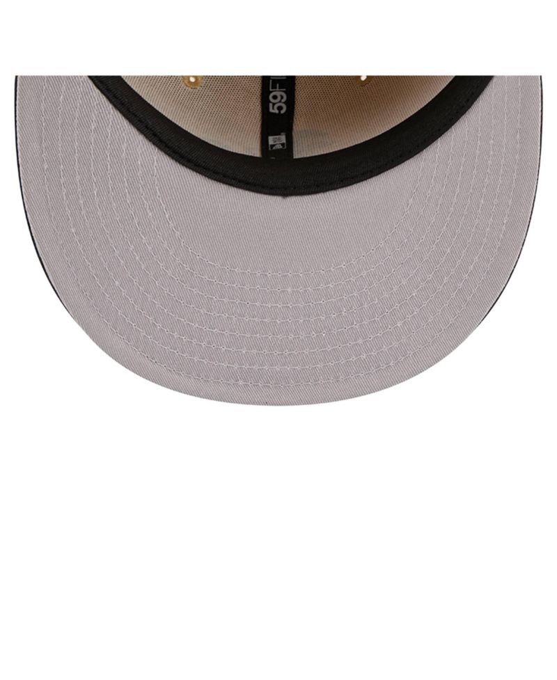 Men's Light Beige Chicago White Sox Two-Tone Embroidered Visor 59FIFTY Fitted Hat