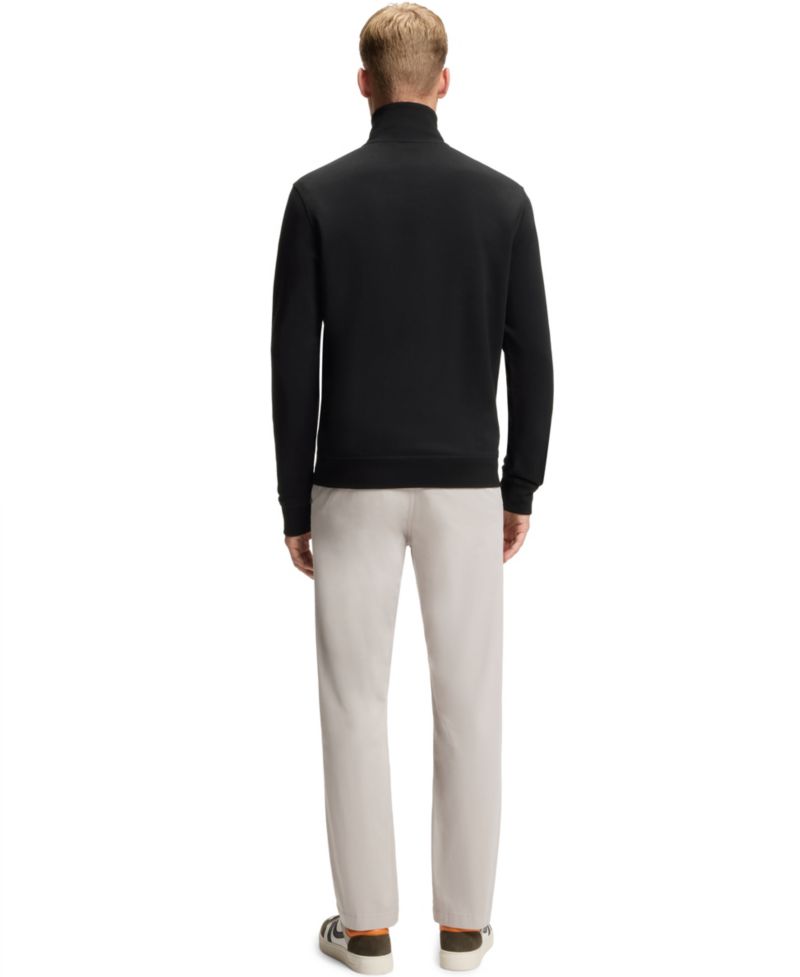 Men's Cotton-Terry Zip-Collar Regular-Fit Sweatshirt