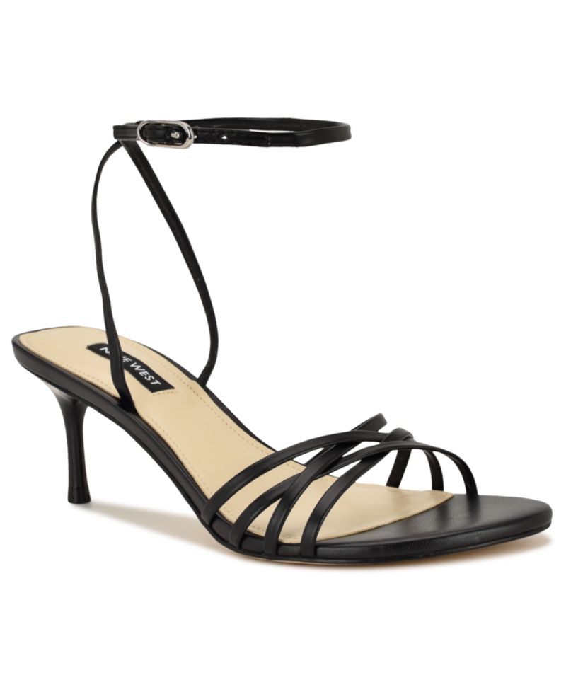 Women's Gazey Ankle Strap Kitten Heel Dress Sandals