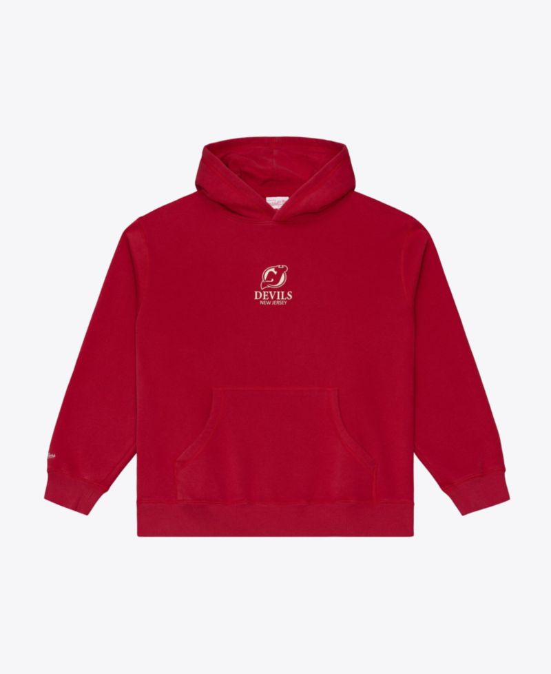 Men's Scarlet New Jersey Devils Core Essentials Hoodie