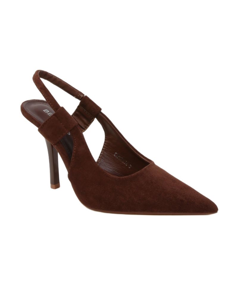 women's Euphemie Microfiber Suede Slingback Pumps