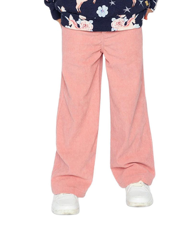 Big Girls (6Y - 14Y) Stretch Corduroy Wide Leg Pants