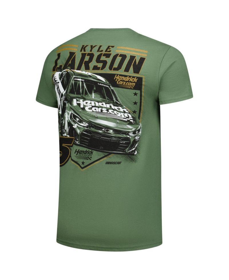 Men's Hunter Green Kyle Larson Crewneck T-Shirt