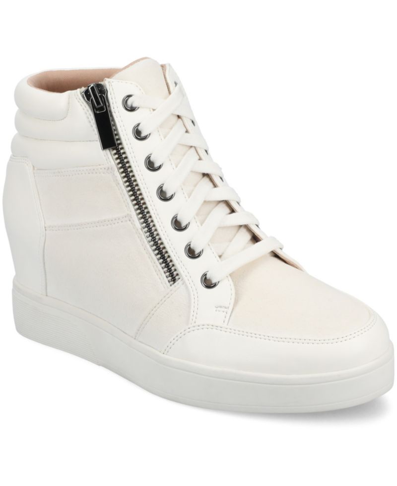 Women's Clarity Wedge Lace Up Sneakers