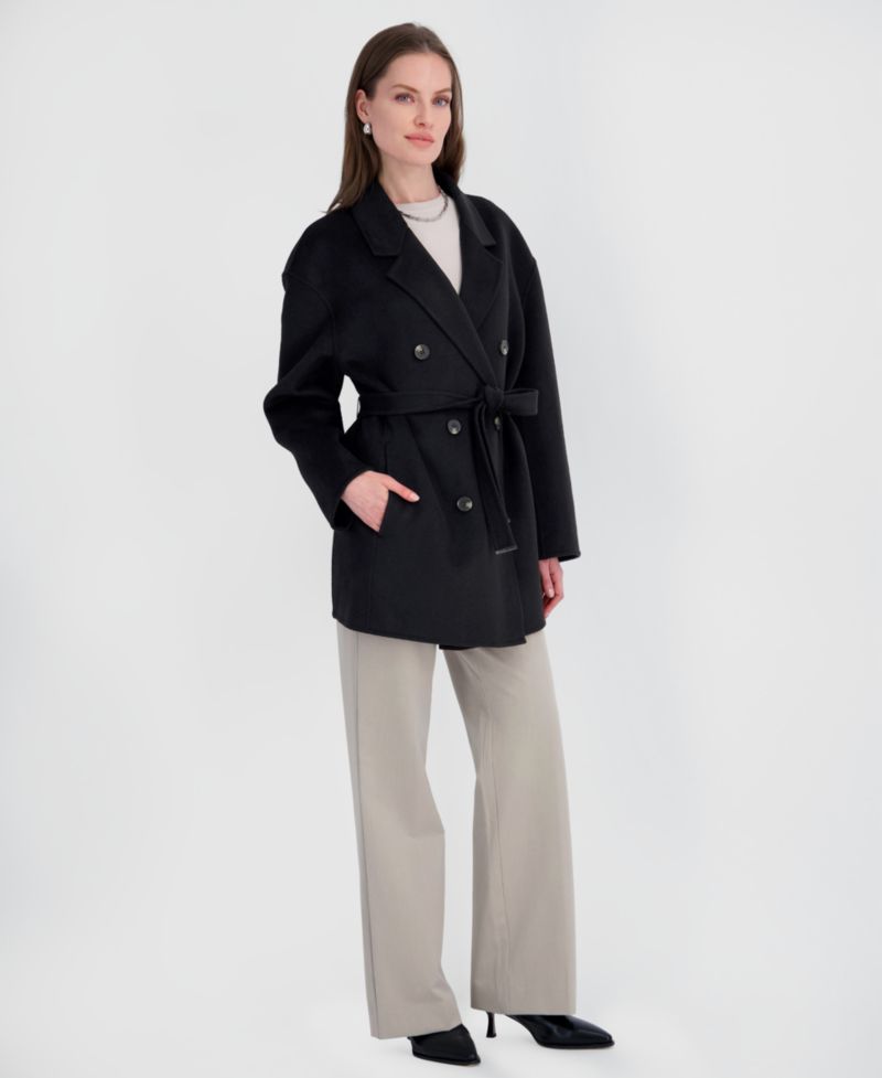 Women's Double-Faced Belted Coat