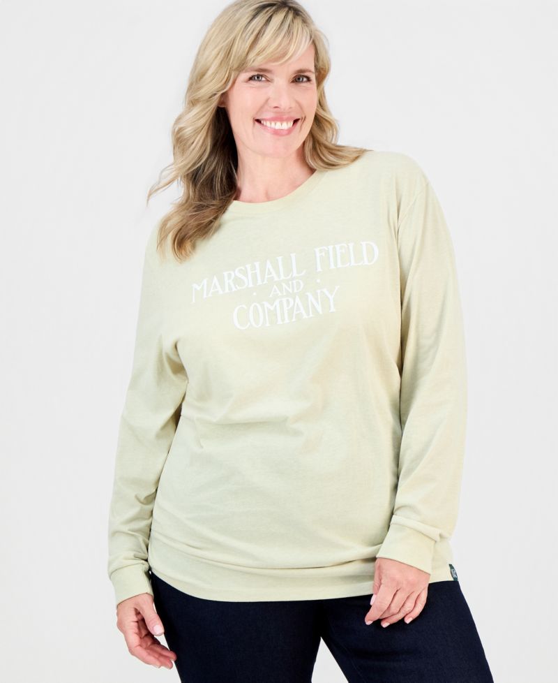Adult Unisex Logo Crewneck Long-Sleeve Shirt