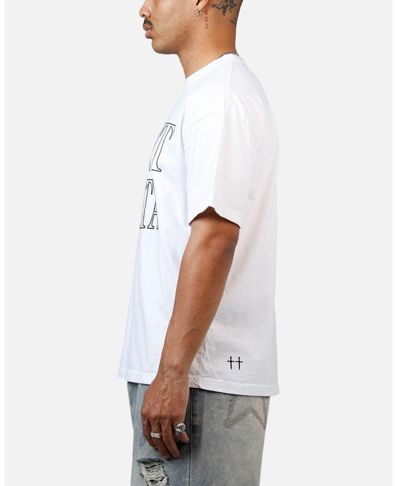 Men's Angelic Drop Shoulder T-Shirt White
