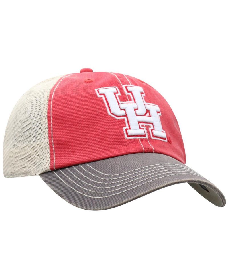 Men's Red Houston Cougars Offroad Trucker Snapback Hat