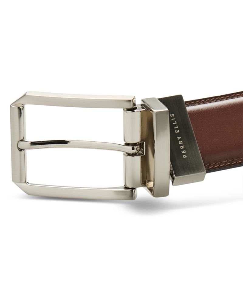 Men's Leather Halfmoon Belt