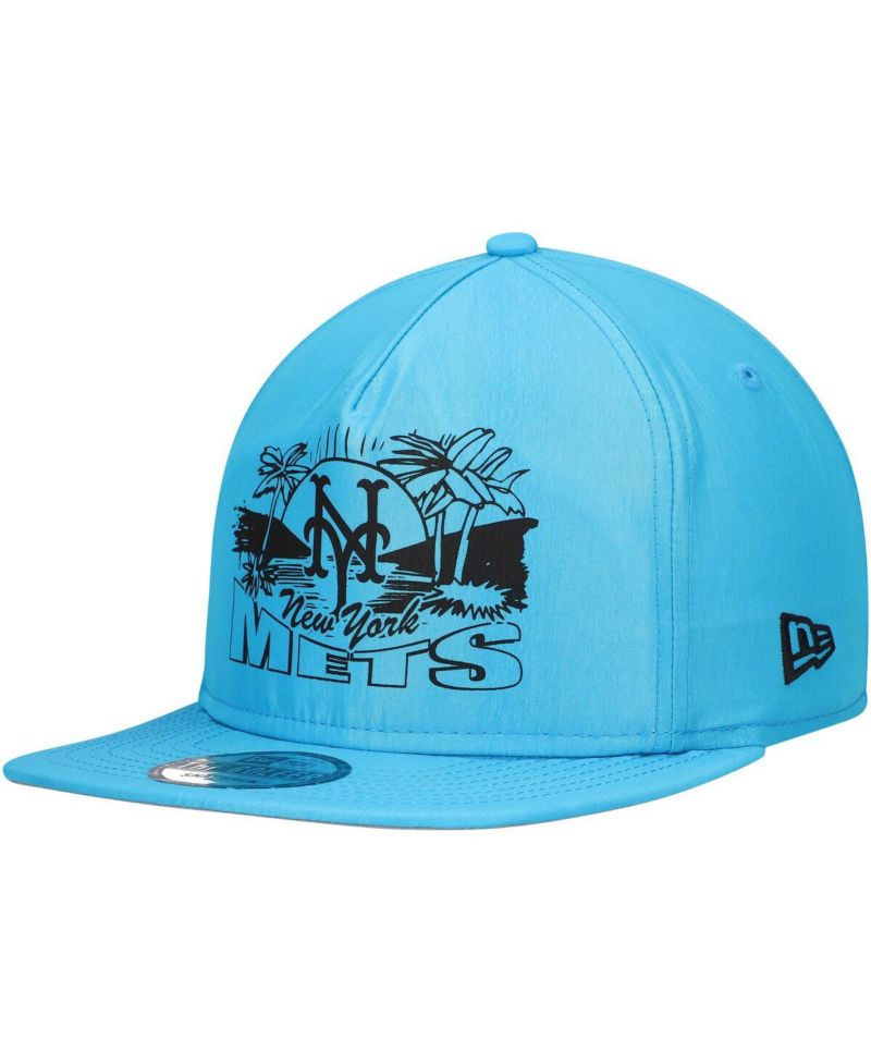 Men's Blue New York Mets Neon Golfer Snapback Hat