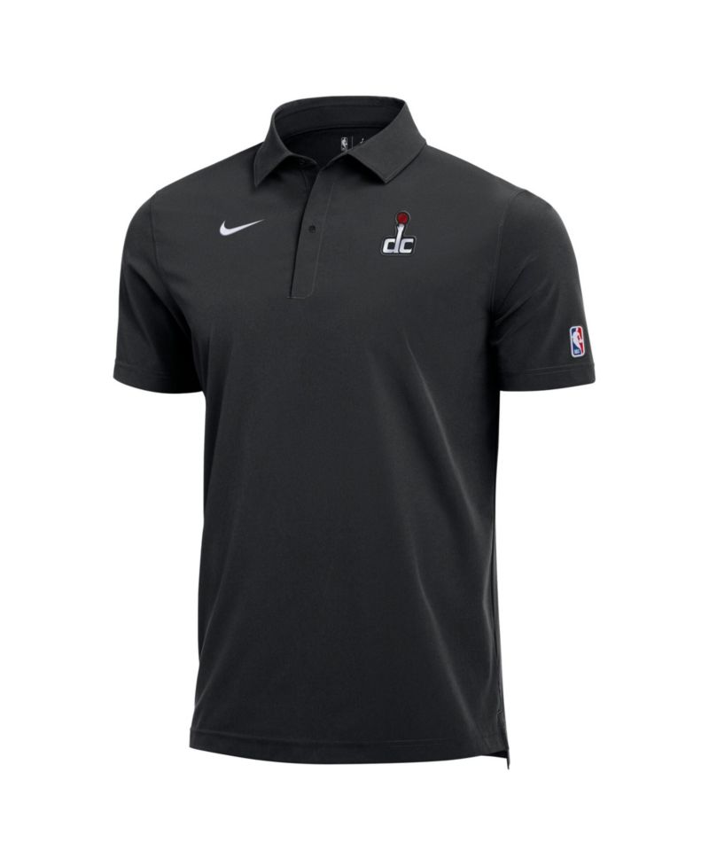 Men's Black Washington Wizards 2025/26 Authentic Dri-FIT Coaches Polo Shirt