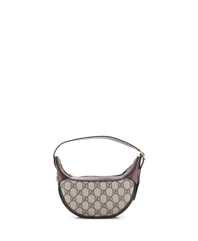 Mini Ophidia Half Moon Bag GG Coated Canvas