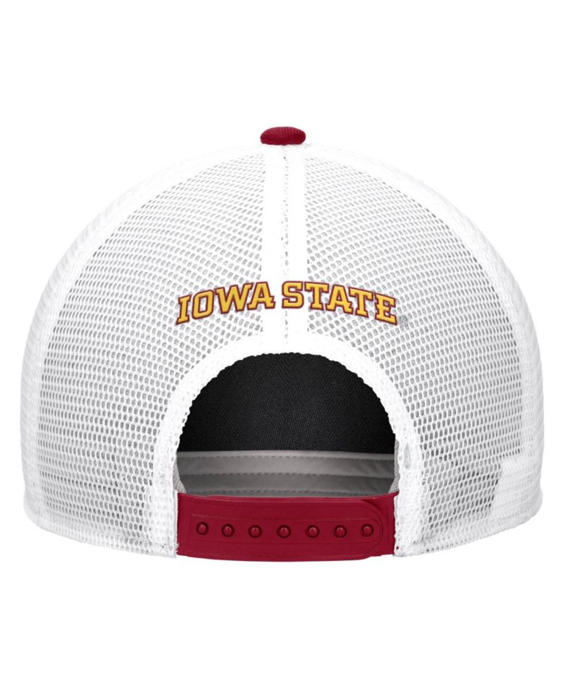 Men's Cardinal Iowa State Cyclones 2026 On-Field Rope Adjustable Trucker Hat