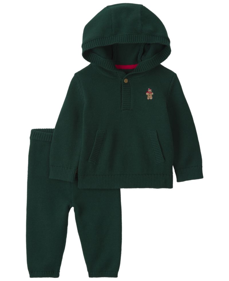 Baby Boys' Gingerbread Top and Pants, 2-Piece Set