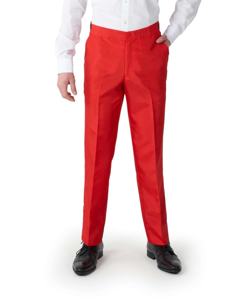 Men's Christmas Suit - Ugly Holiday Festive Nordic Pixel Outfit