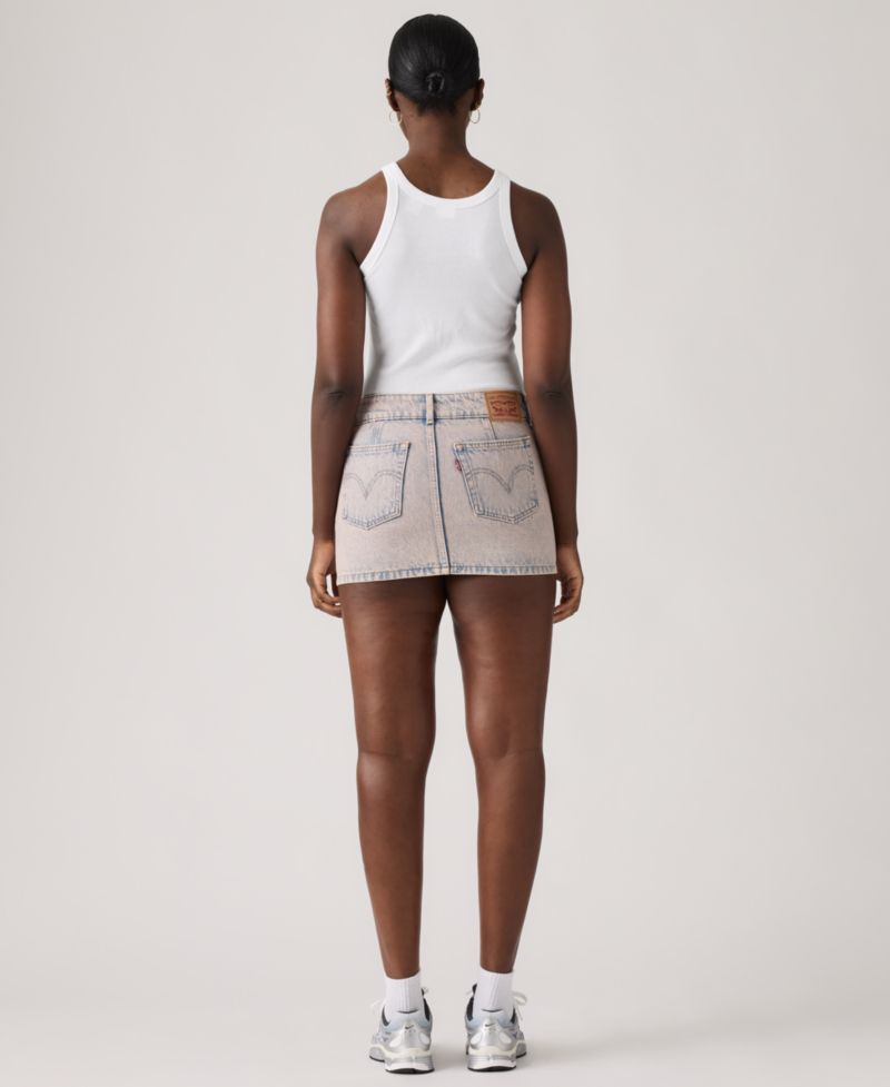 Women's Slim-Fit Superlow Mini Skirt