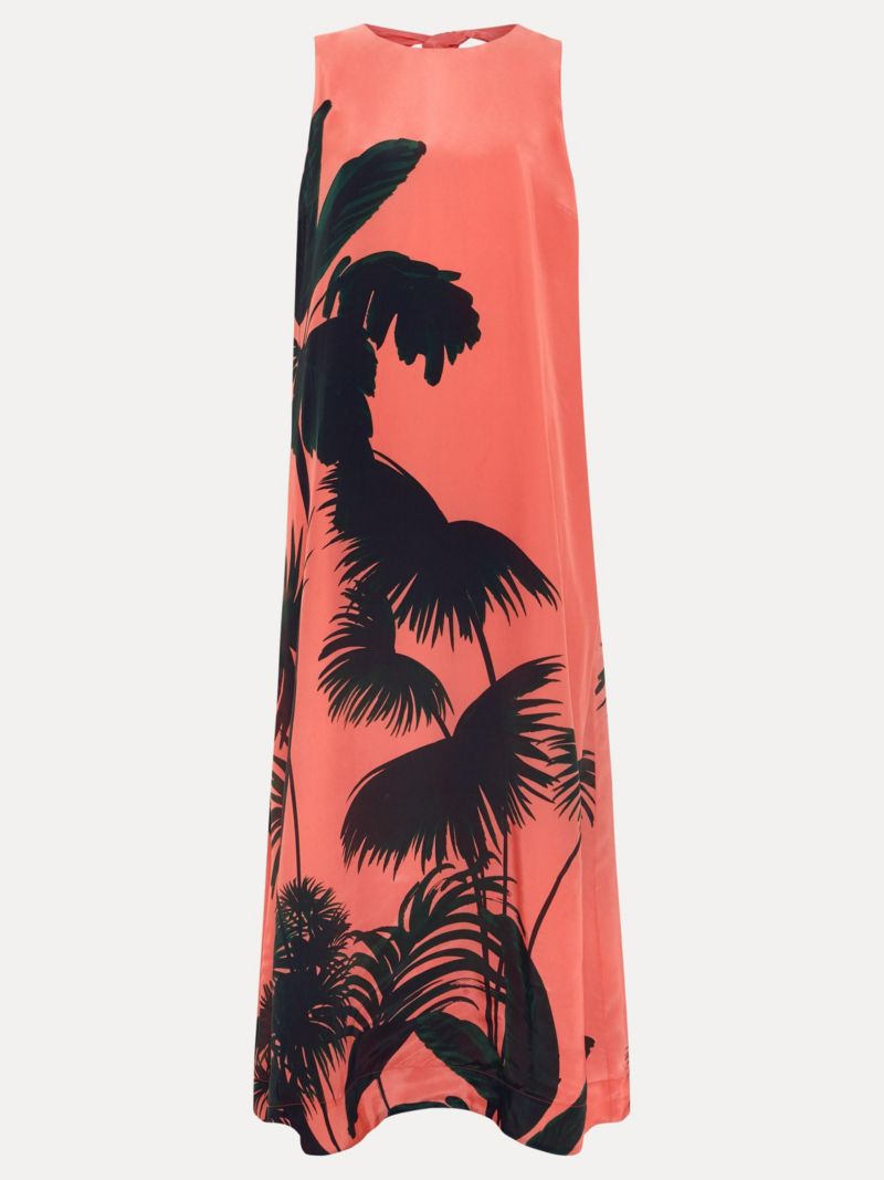 Women's Leila Palm Midi Dress