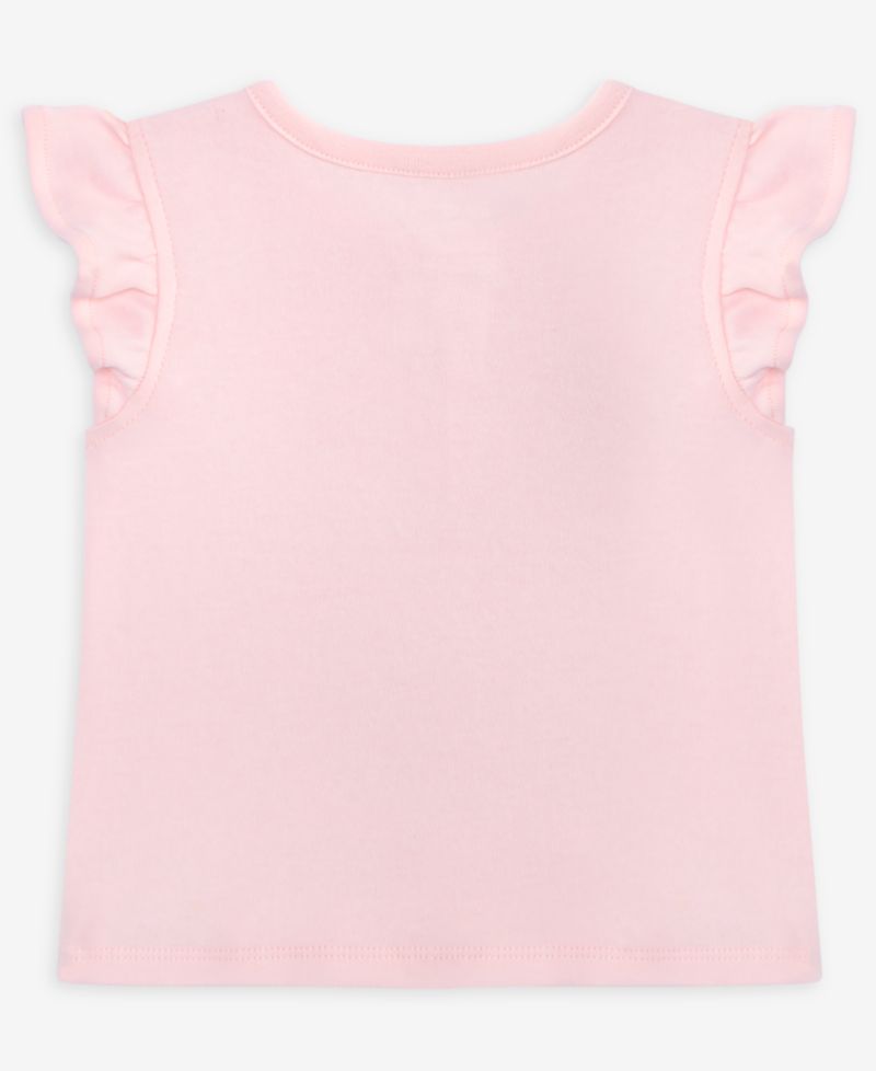 Baby Girls' 3M-24M Mix and Match Lemon Squeezy Flutter-Sleeve T-Shirt
