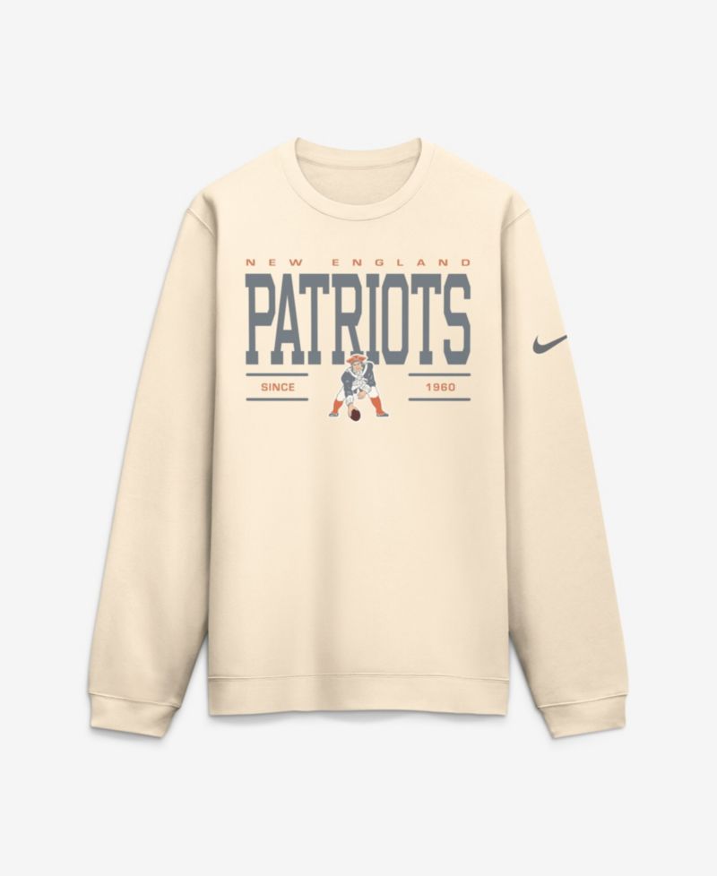 Men's Natural New England Patriots Always Reppin' Club Sweatshirt