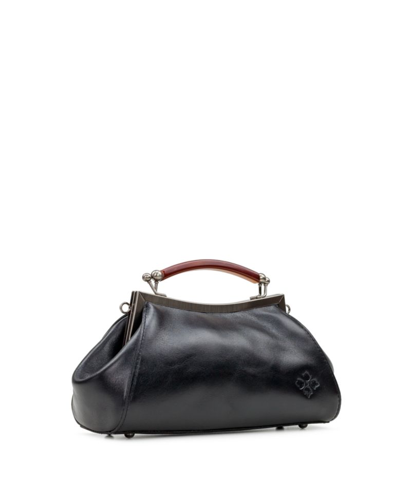 Kelmscott Small Leather Frame Crossbody Bag