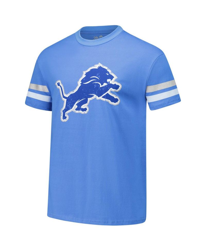 Men's Amon-Ra St. Brown Blue Detroit Lions Oversized Player Name & Number T-Shirt